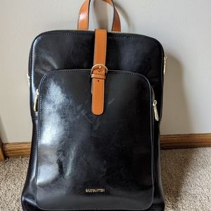 leather backpack